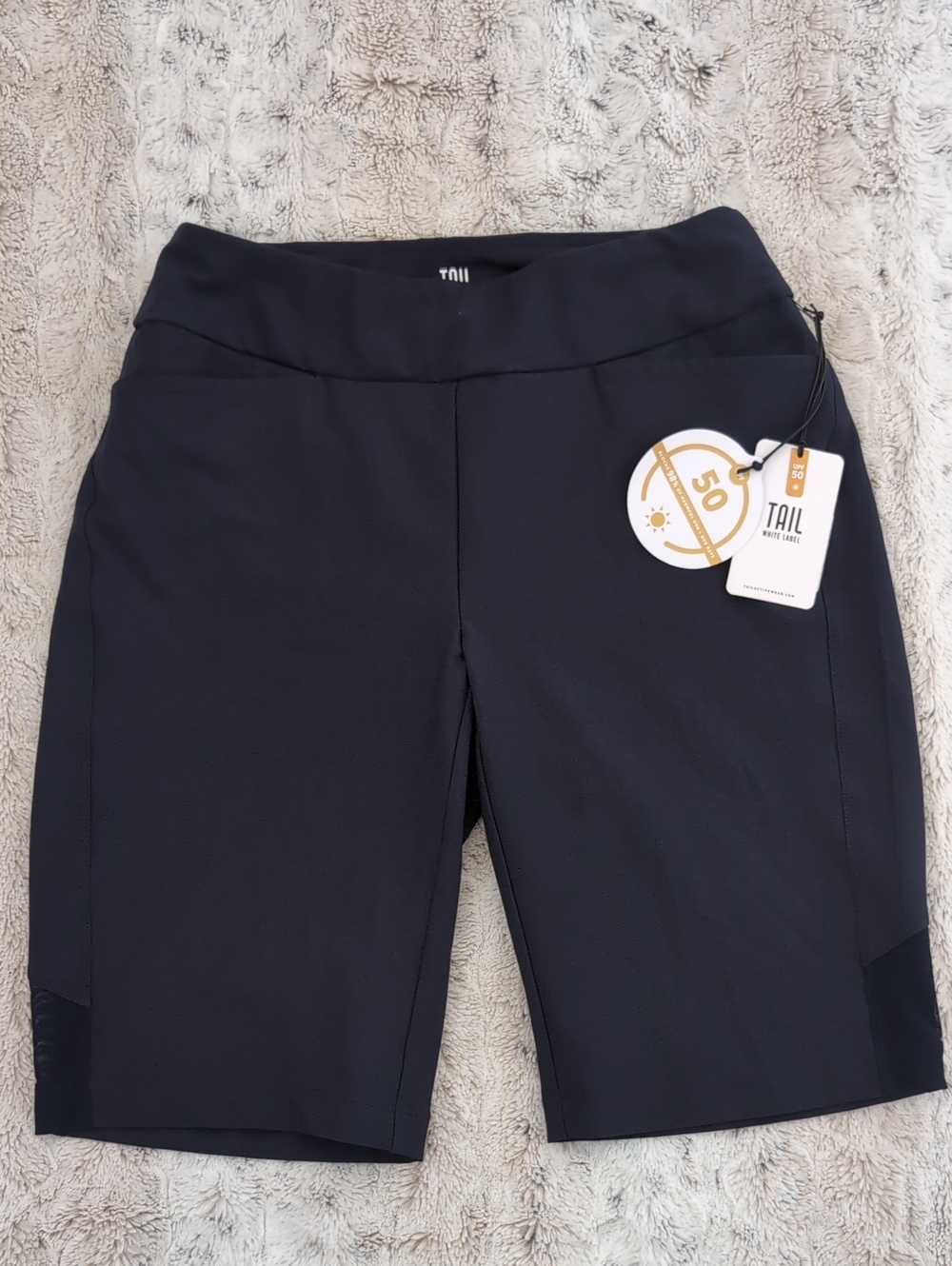 Tail Side Insert Night Blue 11" Golf Shorts